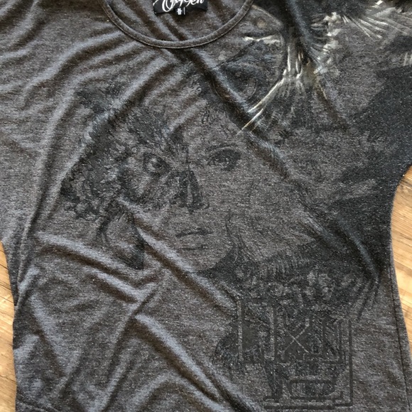 3/$25 - Oxygen grey/black short sleeve tshirt - Picture 5 of 12